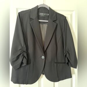 Black suit jacket